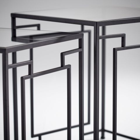Galleria Nesting Tables | Noir - Cyan Design for A Closer Look at the Craftsmanship Behind Noir Galleria Tables